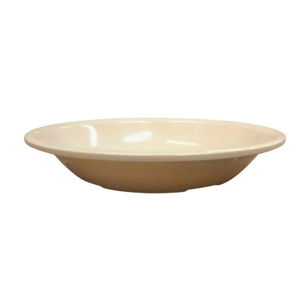 Plato Hondo Sopero 350 ml 19 cm 7.4'' de Melamina tipo Plástico Beige Tavola - Imagen 2